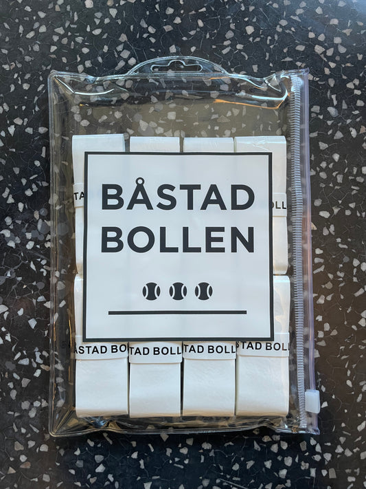 BÅSTAD BOLLEN OVERGRIP 8-PACK WHITE